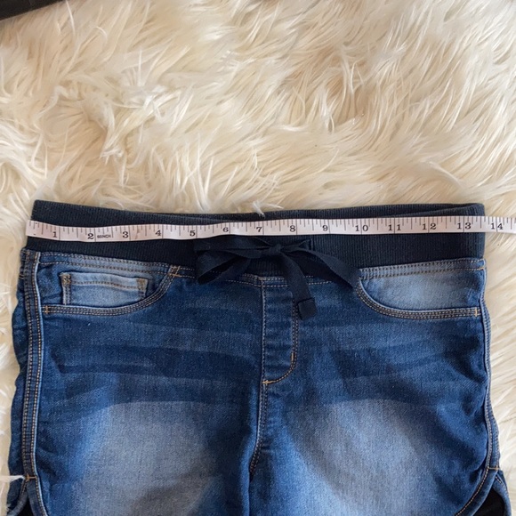 No boundaries blue black chambray denim blue Jean shorty shorts short shorts - Picture 14 of 17